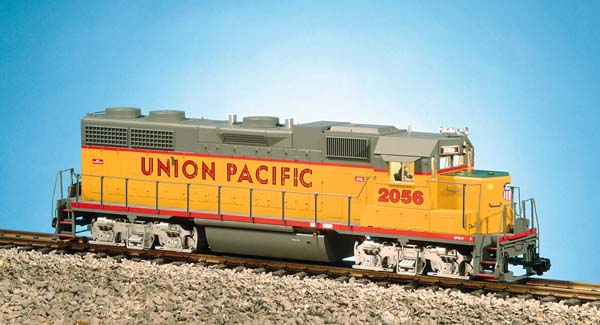 22206 GP38-2 UNION PACIFIC- Yellow/Red/Gray