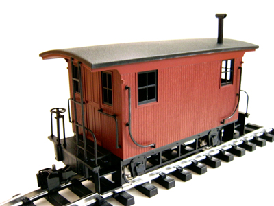 93170 LOGGING CABOOSE PAINTED UNLETTERED