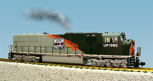 22617 SD70 MAC UP Heritage/Western Pacific - Black/Gray