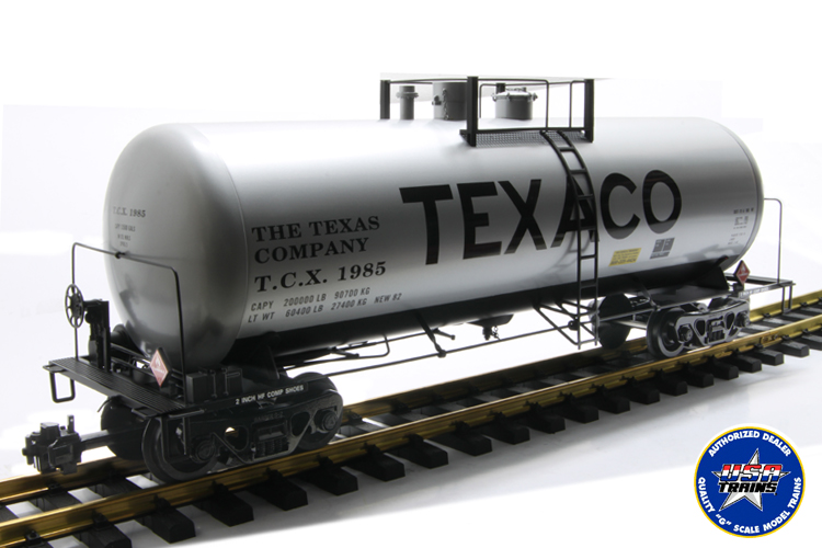 15267 Texaco-Silver, Black 42 Foot Modern Tank Car