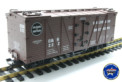 15011 Colorado&Southern-Brown OUTSIDED BRACED BOX CAR