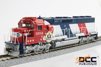 67191 EMD SD45-2 Santa Fe-Bicentennial  (Sound DCC)