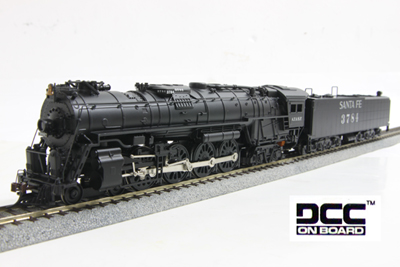 50804 SANTAFE 4-8-4 NORTHERN STEAMLOCO #3784 (DCC)