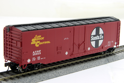 18002-1 SANTA FE  50` PLUG-DOOR BOX CAR