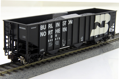 18704 BURLINGTON NORTHERN  100 TON THREE-BAY HOPPER